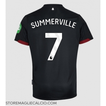 West Ham United Crysencio Summerville #7 Maglia Gara Trasferta Repliche 2024-25 Maniche Corte
